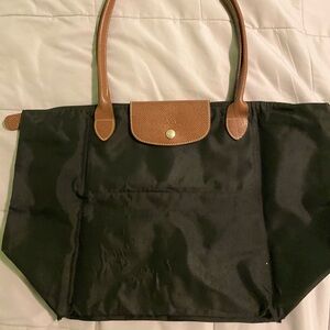 Longhamp Le Pliage Large Black Tote Bag